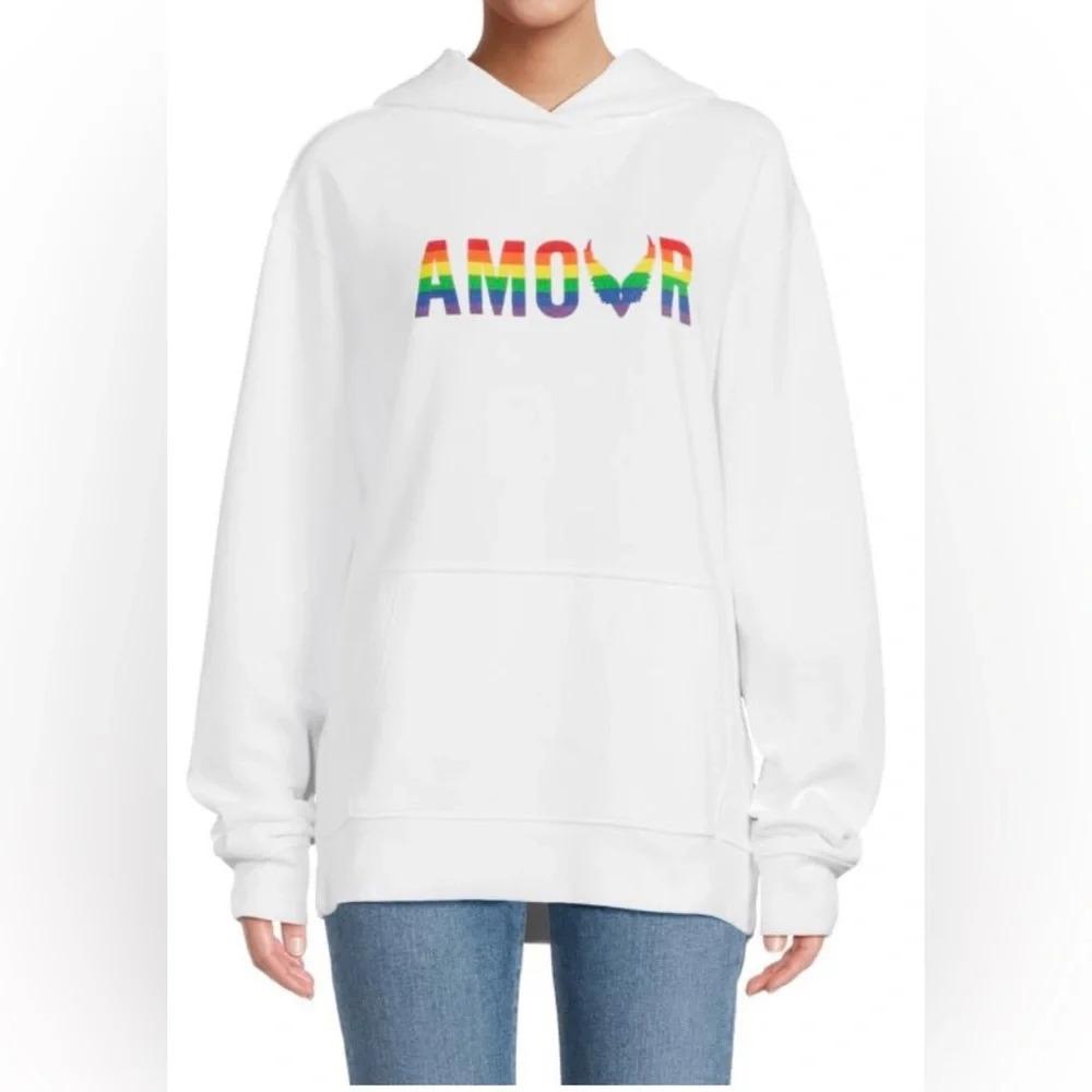 ZADIG & VOLTAIRE Sanchi Amour Wings Graphic Drop
Shoulder Hoodie